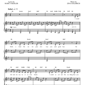Goldrich & Heisler Oh, How I Loved You Musik Noten - Piano & Vocal - 78299-0