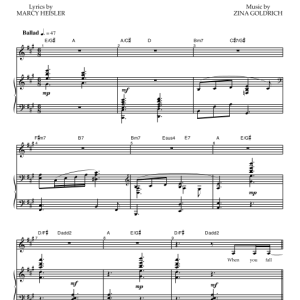 Goldrich & Heisler Out Of Love Musik Noten - Piano & Vocal - 78332-0