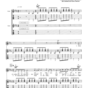 Gomez Whippin' Piccadilly Musik Noten - Guitar Chords/Lyrics - 108754-0