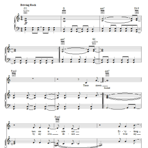 Goo Goo Dolls Stay With You Musik Noten - Piano, Vocal & Guitar Chords - 55117-0
