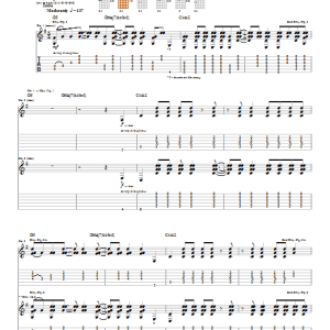 Goo Goo Dolls Think About Me Musik Noten - Guitar Tab - 21240-0
