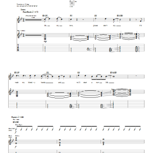 Good Charlotte My Bloody Valentine Musik Noten - Guitar Tab - 22844-0