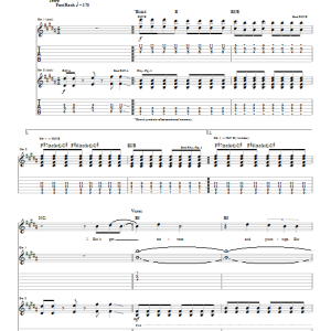Good Charlotte Riot Girl Musik Noten - Guitar Tab - 22845-0