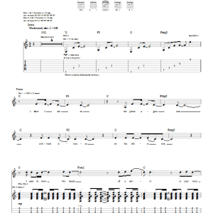 Good Charlotte Say Anything Musik Noten - Guitar Tab - 22846-0