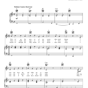 Gordon Lightfoot Carefree Highway Musik Noten - Guitar Chords/Lyrics - 163342-0