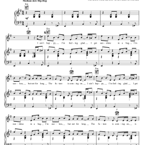 Gorillaz Clint Eastwood Musik Noten - Piano, Vocal & Guitar Chords - 20398-0