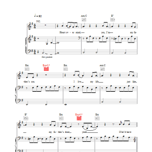 Graham Lyle My Father's Son Musik Noten - Piano, Vocal & Guitar Chords - 26961-0