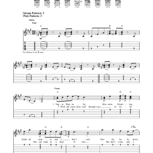 Grateful Dead Sugar Magnolia Musik Noten - Guitar Tab - 164482-0