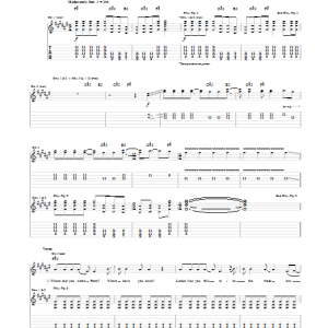 Green Day A Little Boy Named Train Musik Noten - Guitar Tab - 96348-0