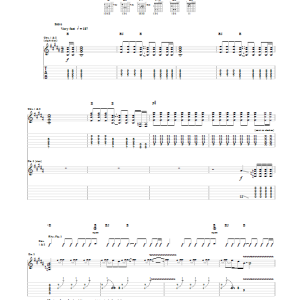 Green Day Angel Blue Musik Noten - Guitar Tab - 95004-0