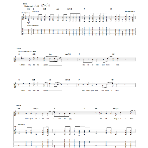 Green Day Drama Queen Musik Noten - Guitar Tab - 96343-0