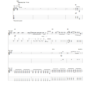 Green Day Fell For You Musik Noten - Guitar Tab - 95012-0
