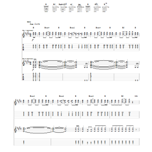 Green Day Rusty James Musik Noten - Guitar Tab - 95010-0