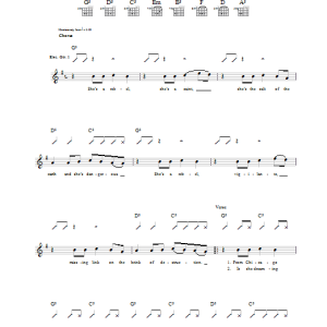Green Day She's A Rebel Musik Noten - Guitar Tab - 37843-0