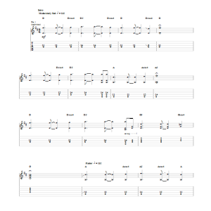 Green Day Stay The Night Musik Noten - Guitar Tab - 95003-0