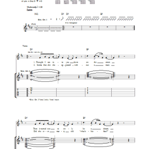 Green Day Whatsername Musik Noten - Guitar Tab - 37839-0