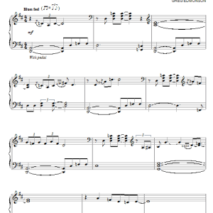 Greg Edmonson Cows/New Dress/My Crew Musik Noten - Piano Solo - 57624-0