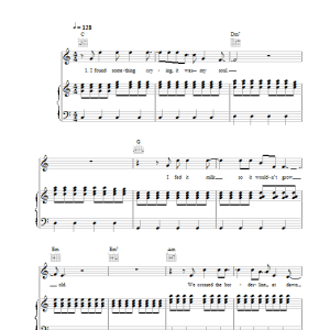 Guillemots Annie, Let's Not Wait Musik Noten - Piano, Vocal & Guitar Chords - 38059-0