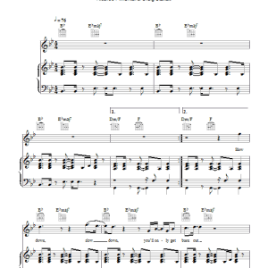 Guillemots Falling Out Of Reach Musik Noten - Piano, Vocal & Guitar Chords - 42197-0