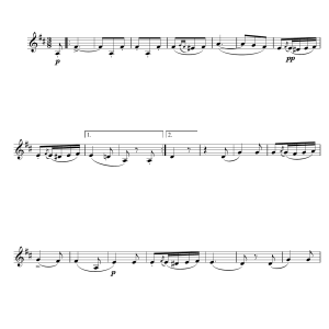 Guiseppe Verdi Brindisi (from La Traviata) Musik Noten - Clarinet Solo - 105446-0