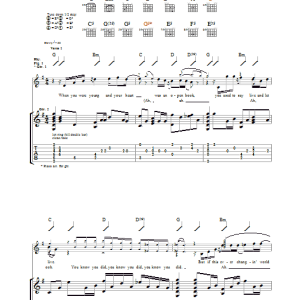 Guns N' Roses Live And Let Die Musik Noten - Guitar Tab - 37771-0