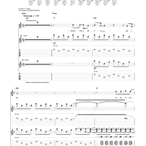 Guns N' Roses Prostitute Musik Noten - Guitar Tab - 73066-0