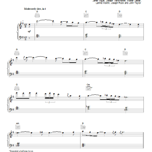 Guns N' Roses Since I Don't Have You Musik Noten - Piano, Vocal & Guitar Chords - 96050-0