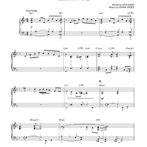 Gus Kahn I'll See You In My Dreams [Jazz version] (arr. Brent Edstrom) Musik Noten - Piano Solo - 163971-0