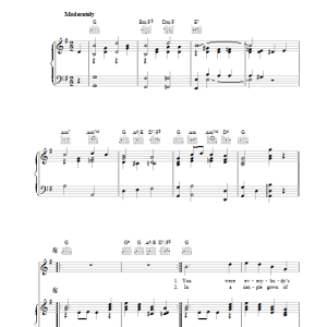 Gus Kahn Nobody's Sweetheart Musik Noten - Piano, Vocal & Guitar Chords - 37546-0