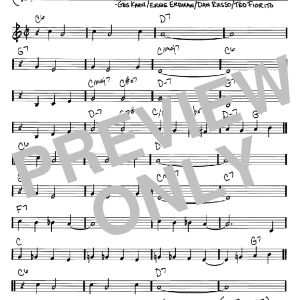 Gus Kahn Toot, Toot, Tootsie! (Good-bye!) Musik Noten - Real Book – Melody & Chords – C Instruments - 60805-0