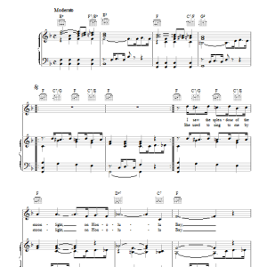 Gus Kahn Ukulele Lady Musik Noten - Piano, Vocal & Guitar Chords - 177849-0