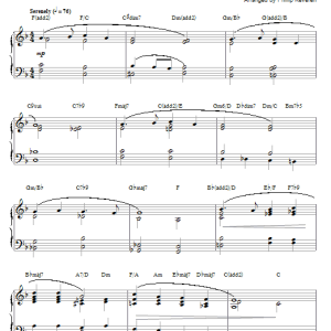 Gustav Holst In The Bleak Midwinter [Jazz version] (arr. Phillip Keveren) Musik Noten - Piano Solo - 70816-0