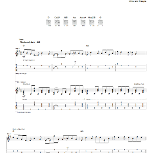 Guster Jesus On The Radio Musik Noten - Guitar Tab - 70946-0