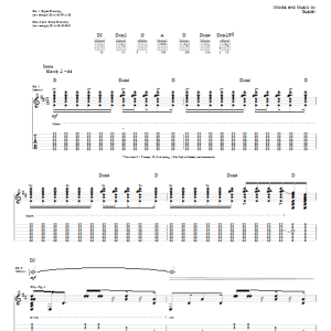 Guster Parachute Musik Noten - Guitar Tab - 70940-0