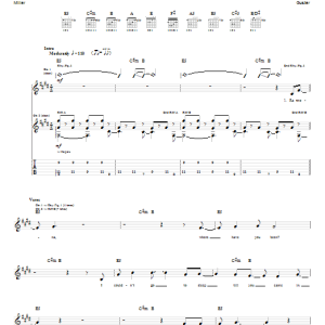 Guster Ramona Musik Noten - Guitar Tab - 70947-0