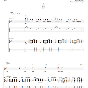 Guster The Captain Musik Noten - Guitar Tab - 70950-0