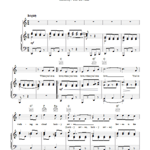 Guy Mitchell Cloud Lucky Seven Musik Noten - Piano, Vocal & Guitar Chords - 103915-0