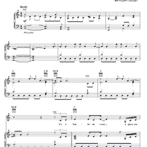 Gwyneth Paltrow Coming Home Musik Noten - Piano, Vocal & Guitar Chords - 81711-0