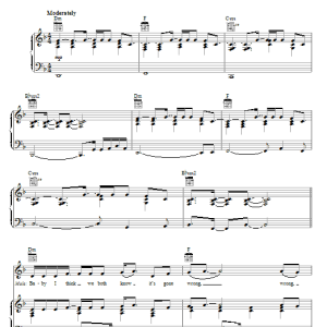 Gwyneth Paltrow Me And Tennessee Musik Noten - Piano, Vocal & Guitar Chords - 81708-0