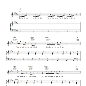 Gym Class Heroes Cupid's Chokehold Musik Noten - Piano, Vocal & Guitar Chords - 47807-0