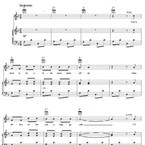 Hammerstein, Rodgers & All Er Nothin' (from Oklahoma!) Musik Noten - Piano, Vocal & Guitar Chords - 20484-0