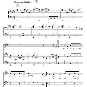 Hank Williams, Jr. Thirsty Musik Noten - Piano, Vocal & Guitar Chords - 81716-0