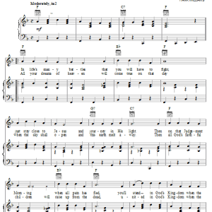 Hank Williams When The Book Of Life Is Read Musik Noten - Guitar Chords/Lyrics - 78914-0