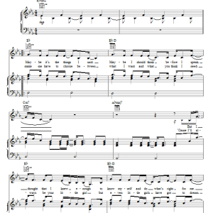 Hannah Montana Don't Wanna Be Torn Musik Noten - Easy Piano - 73474-0