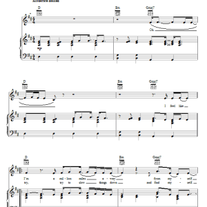 Hannah Montana Every Part Of Me Musik Noten - Easy Piano - 73475-0