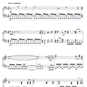 Hans Zimmer Do You Think I'm Saxon? Musik Noten - Piano Solo - 29519-0