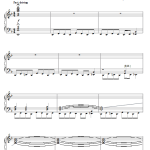 Hans Zimmer Mutiny Musik Noten - Piano Solo - 84061-0