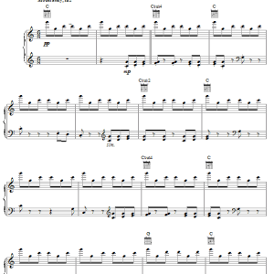 Hans Zimmer Rain Musik Noten - Piano, Vocal & Guitar Chords - 22126-0