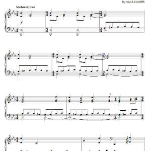 Hans Zimmer Salvete Virgines Musik Noten - Piano Solo - 55797-0