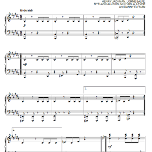 Hans Zimmer Thank You Boob Lady (from The Simpsons Movie) Musik Noten - Piano Solo - 62669-0